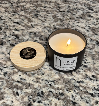 lavender candle jar