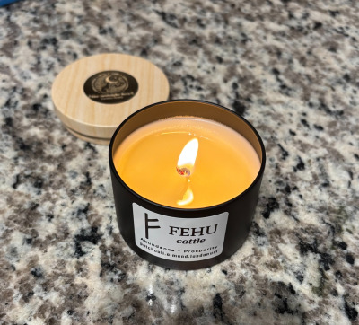 citrus basil candle