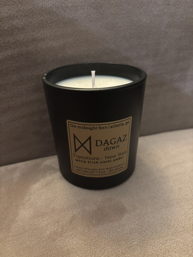 soy candle jar minimal